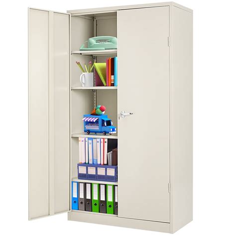 tall steel storage cabinet|tall metal cabinet with shelves.